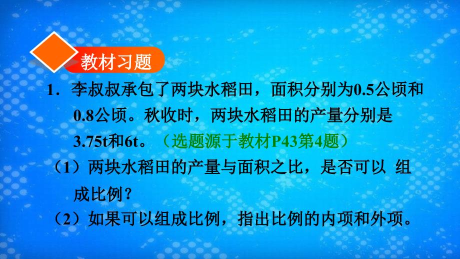 数学下册4比例1比例的意义和基本性质比例的基本性质习题课件新人教版_第2页