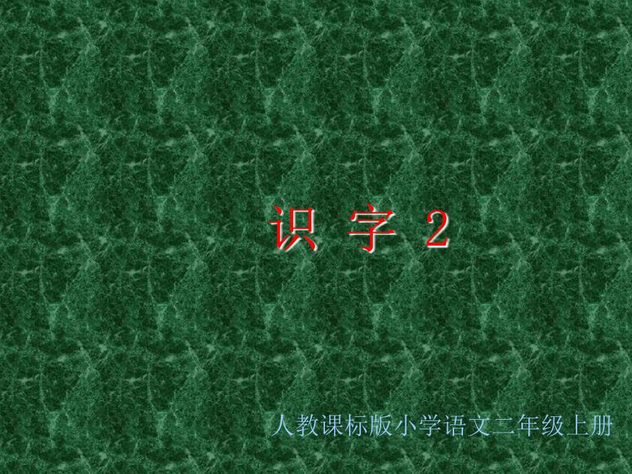 人教版小学语文二年级上册《识字2》PPT课件_第1页