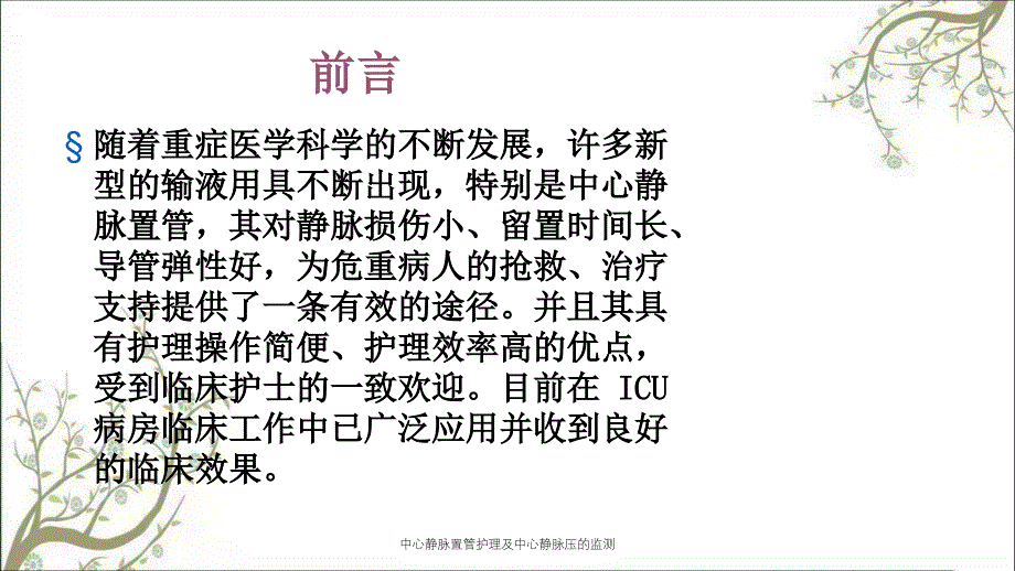 中心静脉置管护理及中心静脉压的监测_第2页