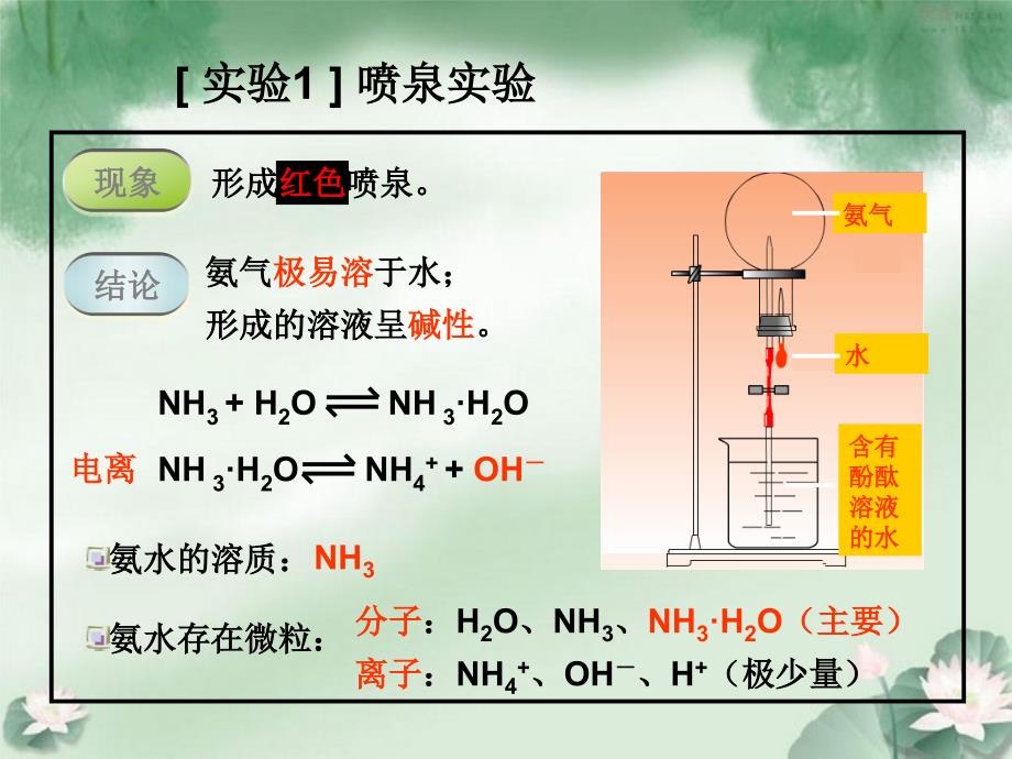 氨气、铵盐、硝酸,氮的循环2、3课时_第3页