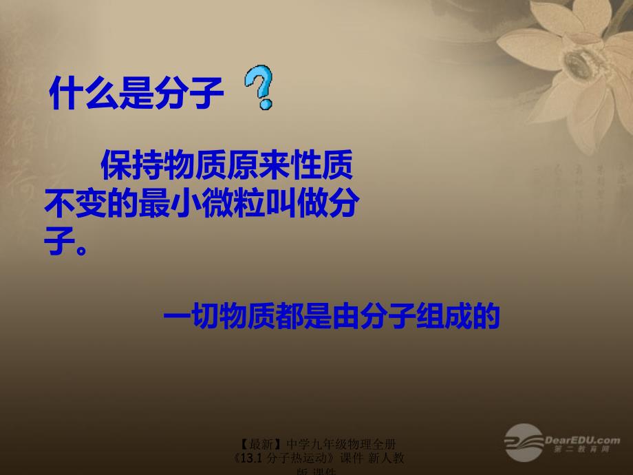 最新九年级物理全册13.1分子热运动_第2页