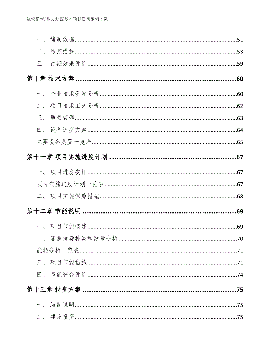 压力触控芯片项目营销策划方案【模板范文】_第4页