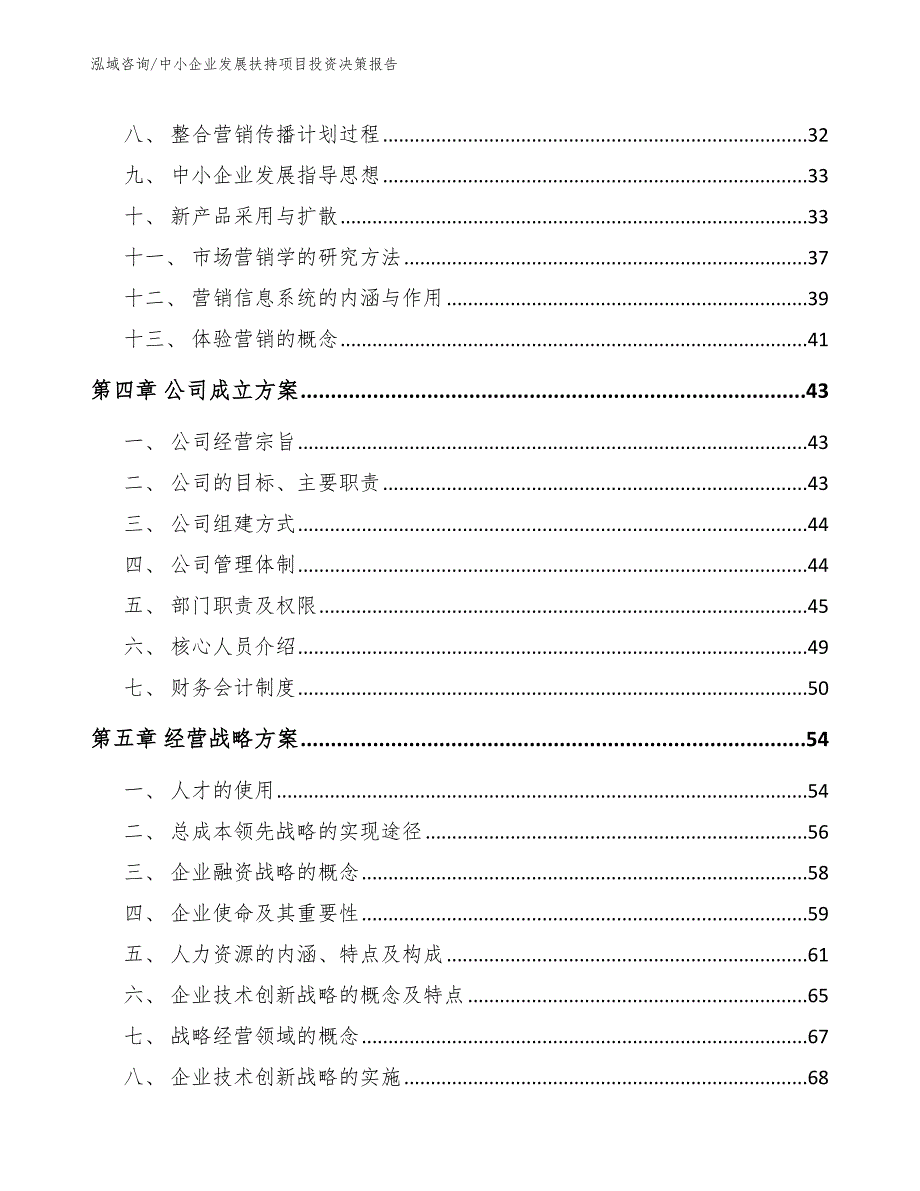 中小企业发展扶持项目投资决策报告（参考范文）_第2页