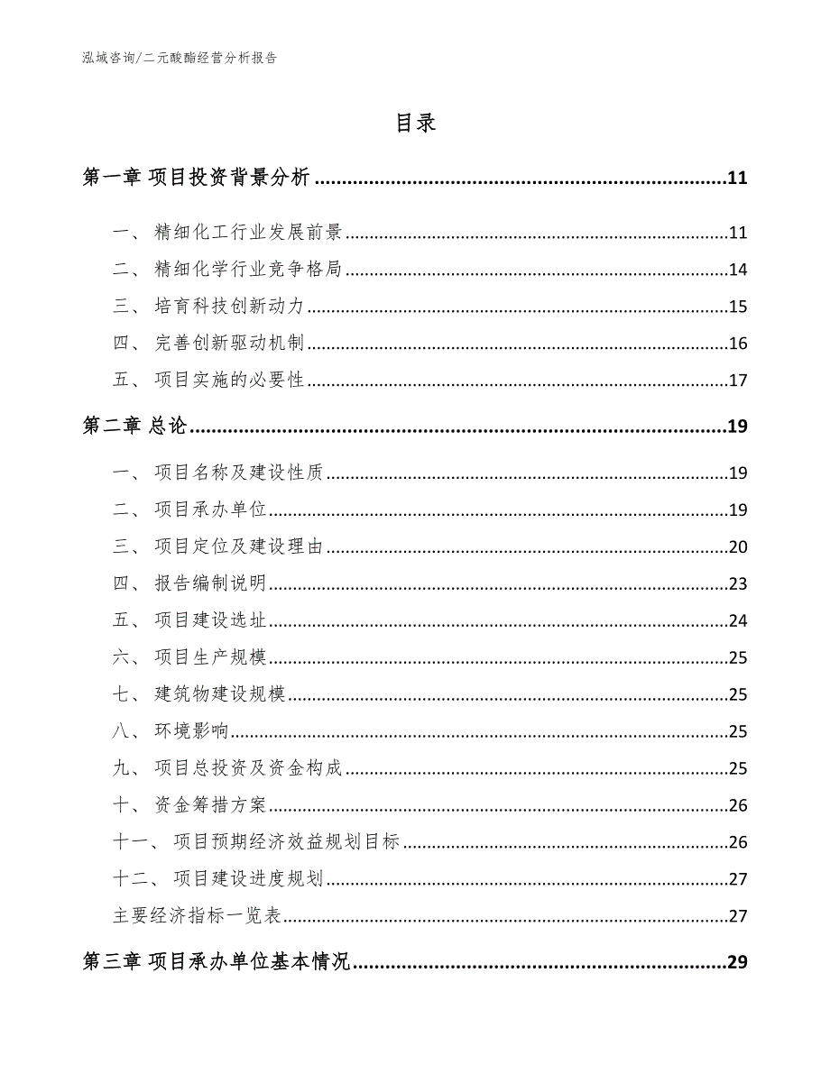 二元酸酯经营分析报告【模板】_第5页