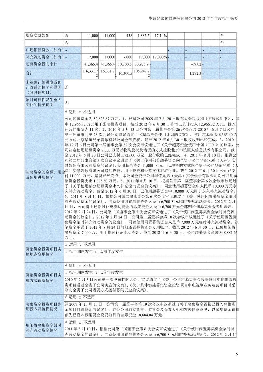 华谊兄弟半报告摘要_第5页