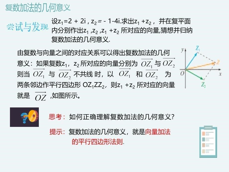 10.2.1复数的加法与减法人教B版高中数学必修第四册课件共18张PPT2_第5页