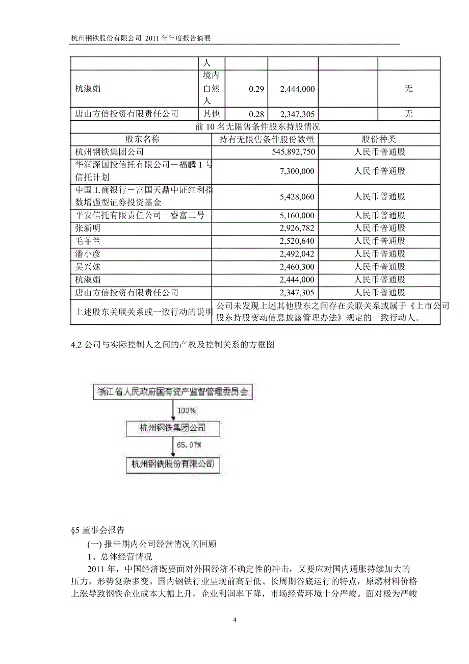 600126杭钢股份年报摘要_第4页