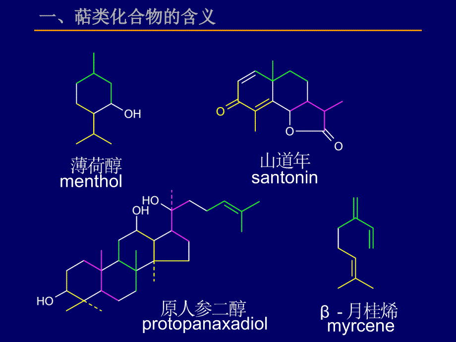 天然化学第六章 萜类化合物_第4页