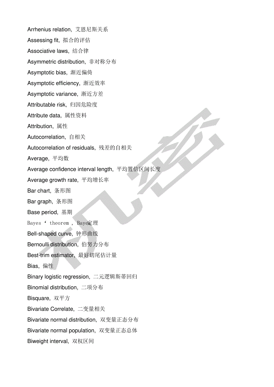 SPSS术语中英文对照_第4页