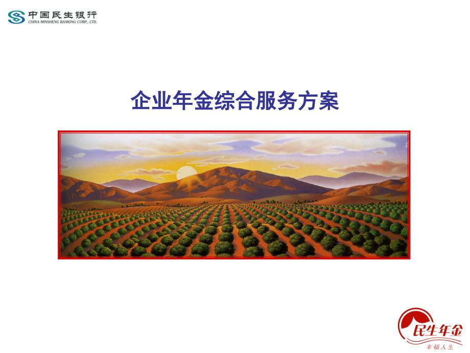 银行企业年金综合服务方案_第1页