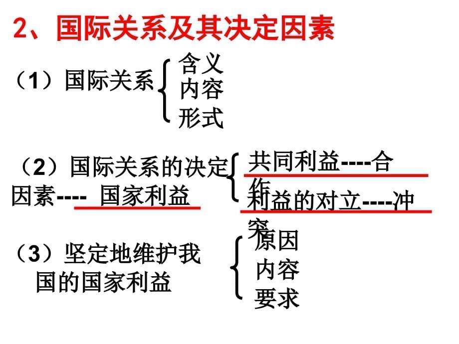 必修2政治生活第四单元当代国际社会 复习_第5页