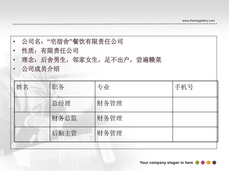 学生日常餐饮公司可行性分析报告_第4页