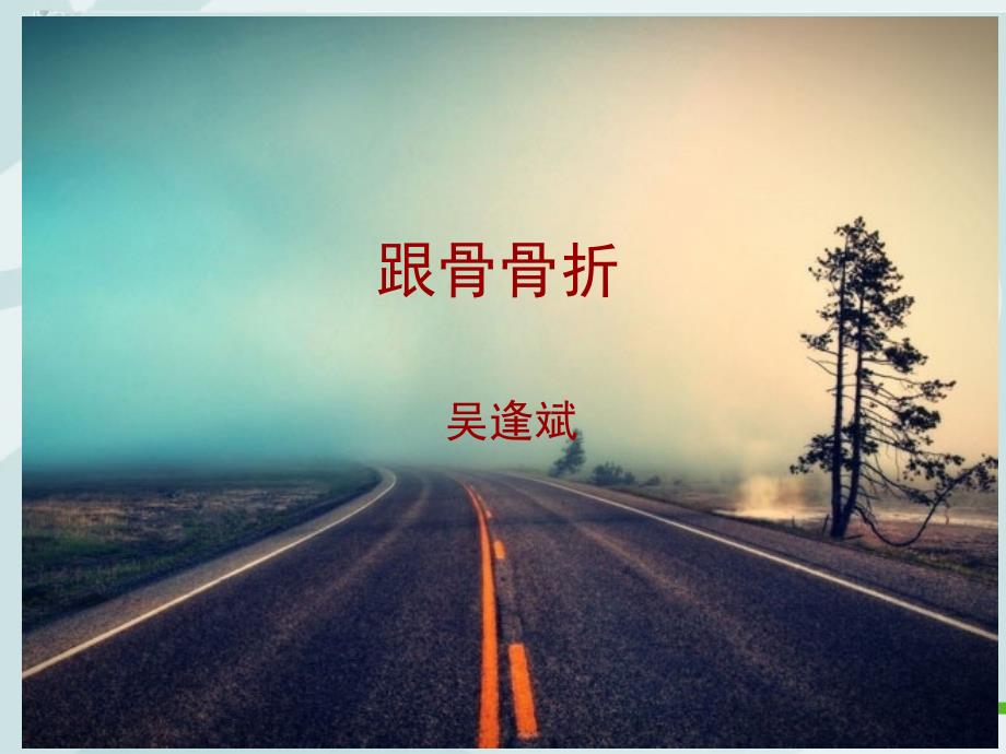 跟骨骨折 课件.ppt_第1页