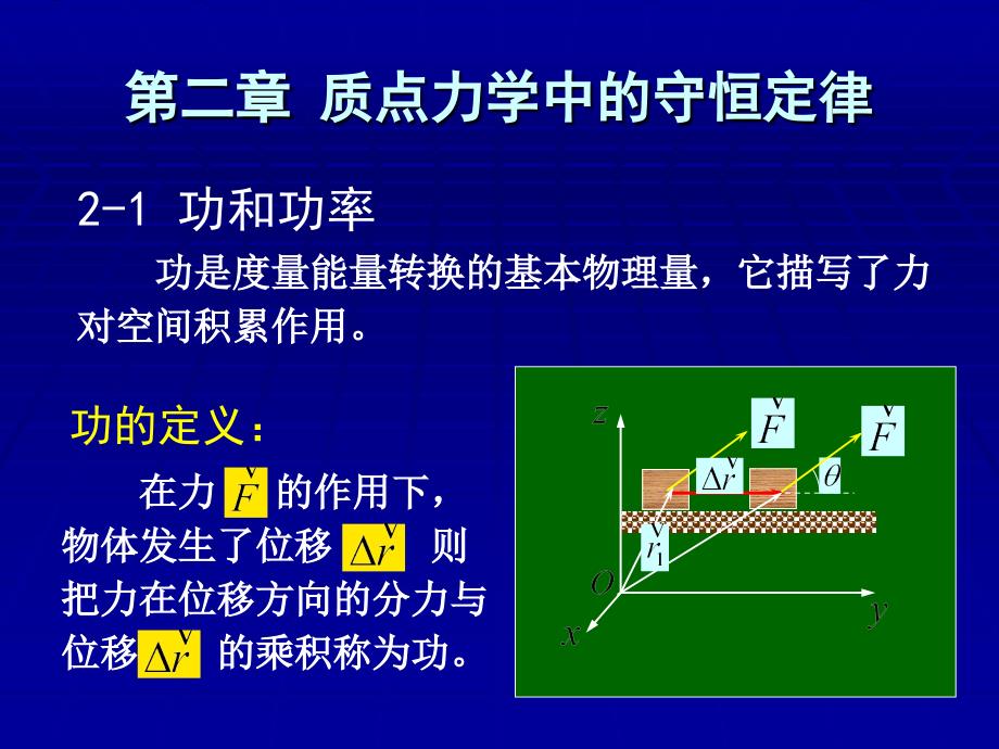 教学课件PPT质点力学中的守恒定律_第1页