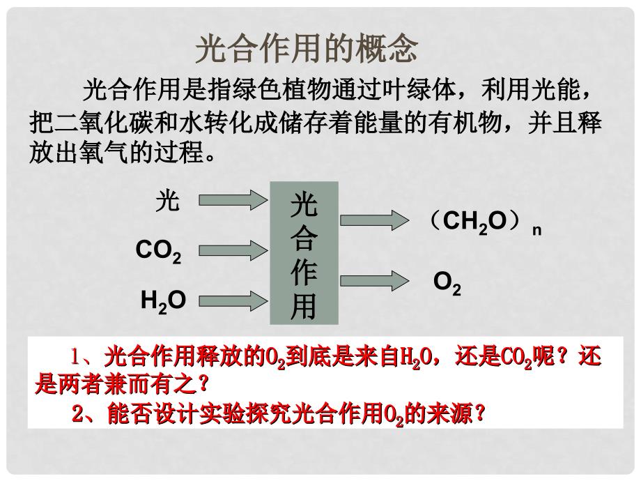 浙江省温州市高二生物《光合作用》课件 浙科版必修1_第4页