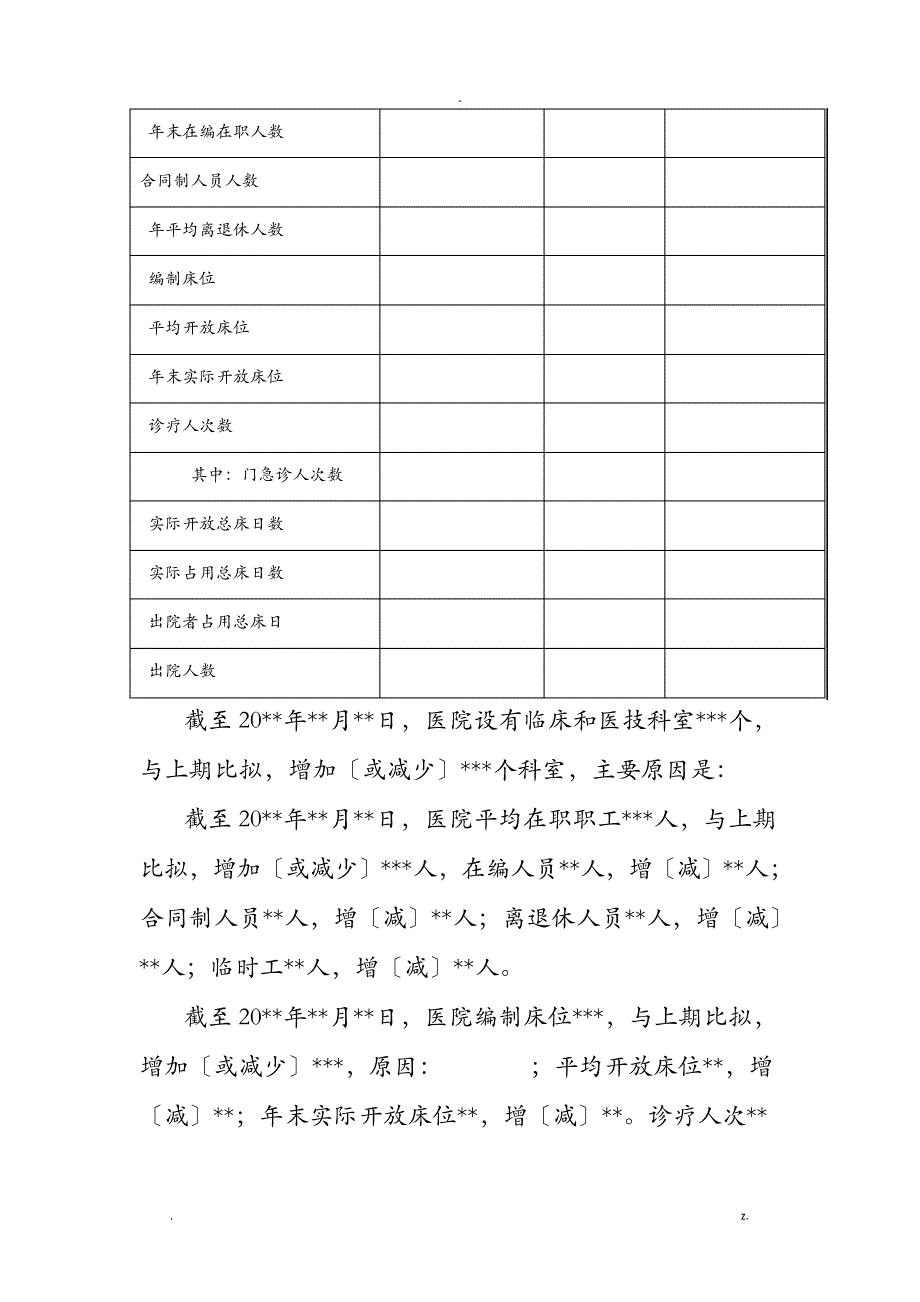 公立医院年度财务分析实施报告模板19636_第2页