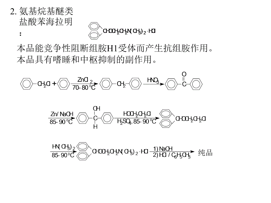 药物化学抗组胺药PPT课件_第4页