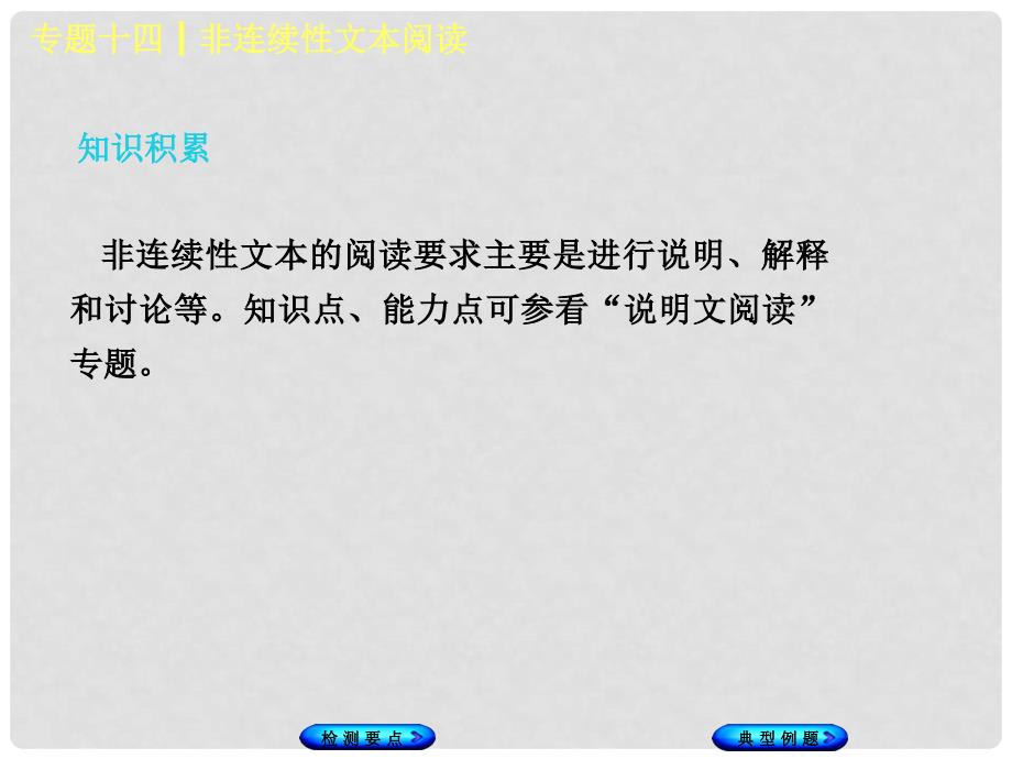 湖南省中考语文 专题十四非连续性文本阅读复习课件_第4页