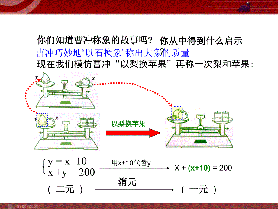 代入法解二元一次方程组_第3页