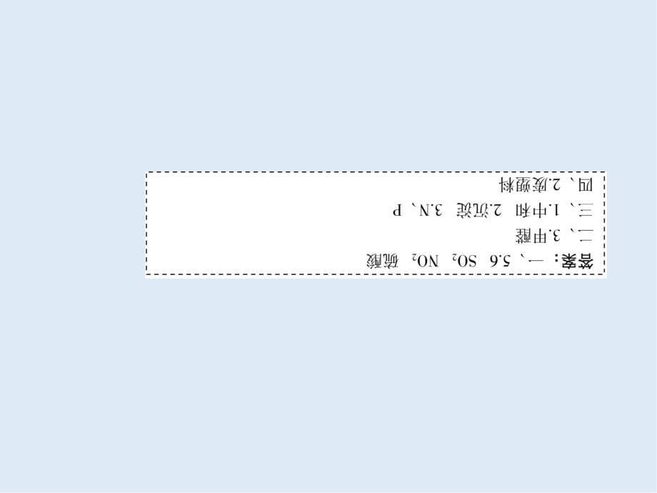 高中化学学业水平测试复习专题十七考点3保护生存环境课件_第5页