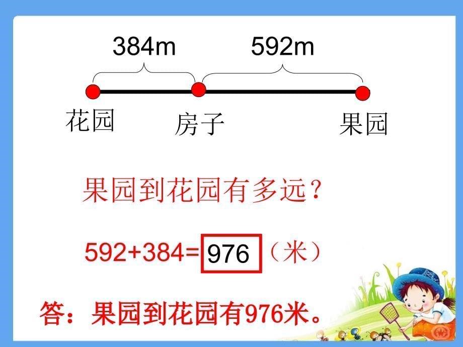 二年级下册数学_勤劳的小蜜蜂__信息窗3__三位数加减三位数不连续进位、退位的笔算_第5页