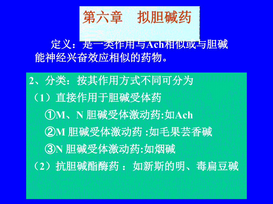 六章节拟胆碱药_第1页