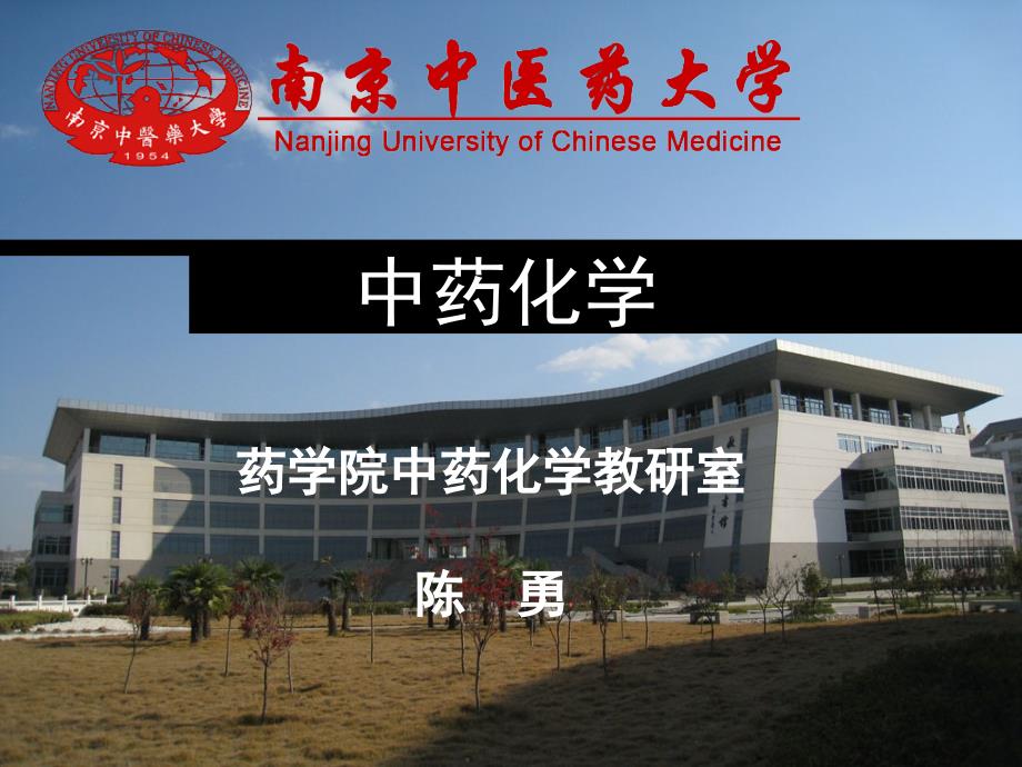 中药化学课件-陈勇-鞣质及其它酚类_第1页
