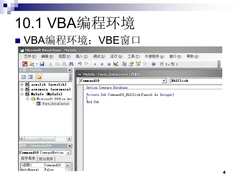 第十章VBA程序设计基础_第4页