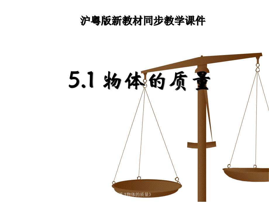 5.1物体的质量课件_第1页