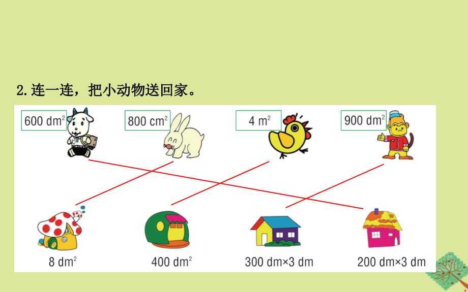 版三年级数学下册六长方形和正方形的面积6.4面积单位间的换算课件苏教版_第3页