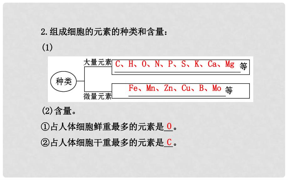 高中生物 2.1 细胞中的元素和化合物课件 新人教版必修1_第4页