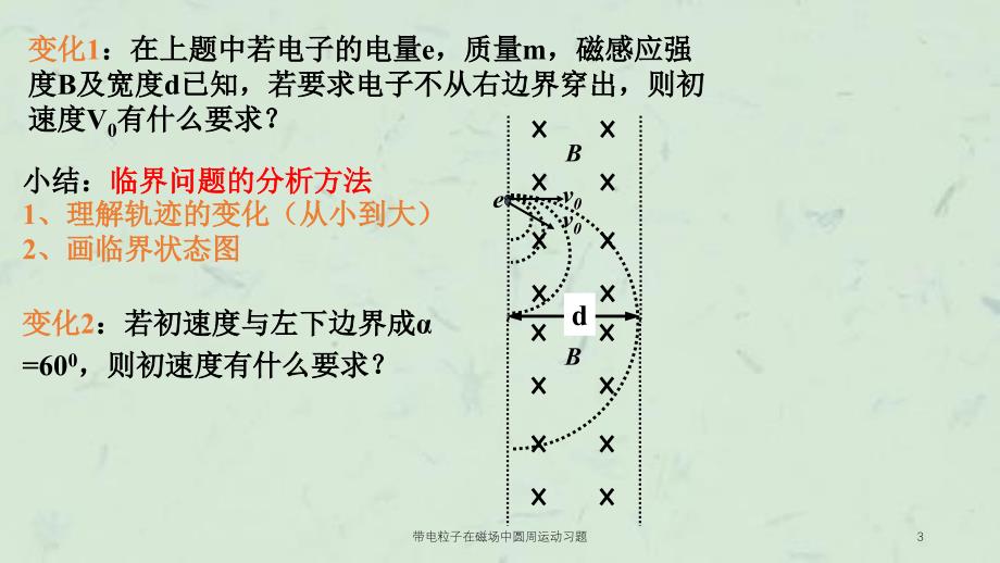 带电粒子在磁场中圆周运动习题课件_第3页