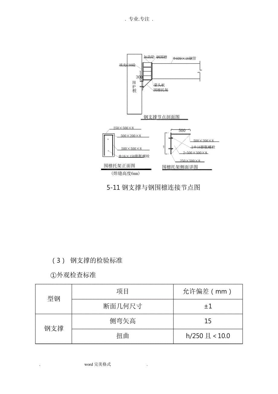 钢支撑工程施工设计方案_第5页