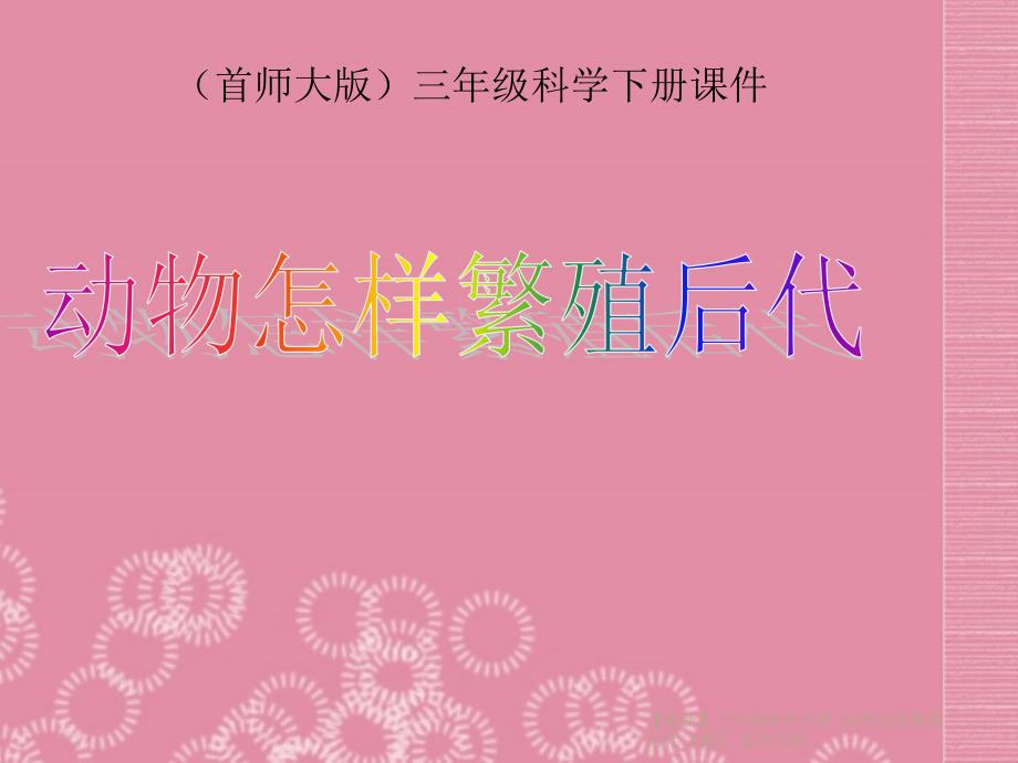 最新三年级科学下册动物怎样繁殖后代1课件首师大版_第1页