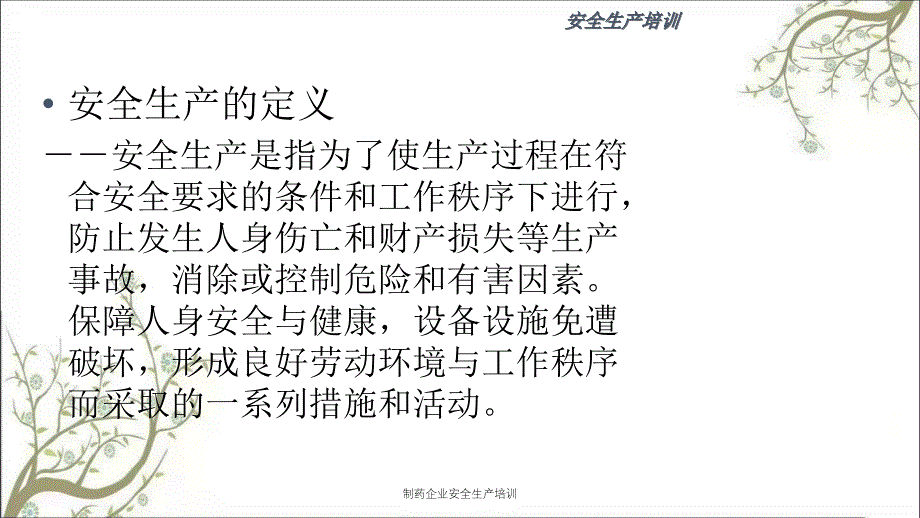 制药企业安全生产培训PPT课件_第4页