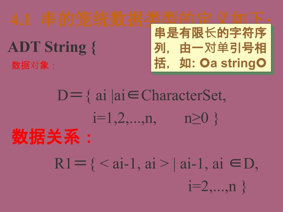 第四讲串的表示和实现ppt课件_第2页