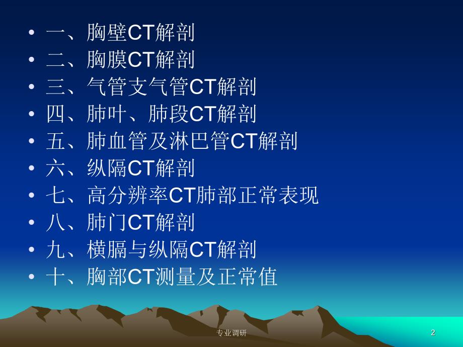 胸部CT解剖严选材料_第2页