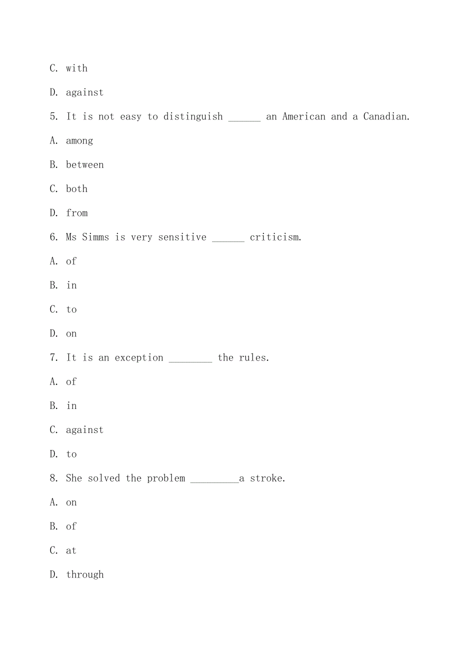 大学英语英语四级（含答案） (6)_第2页