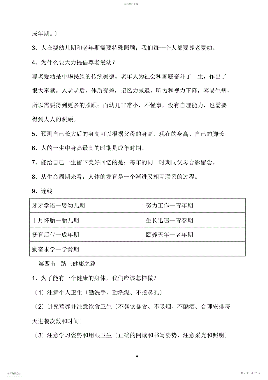 2022年苏教版六年级下册科学单元知识点归纳_第4页