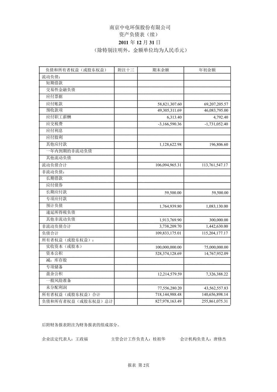 中电环保：审计报告_第5页