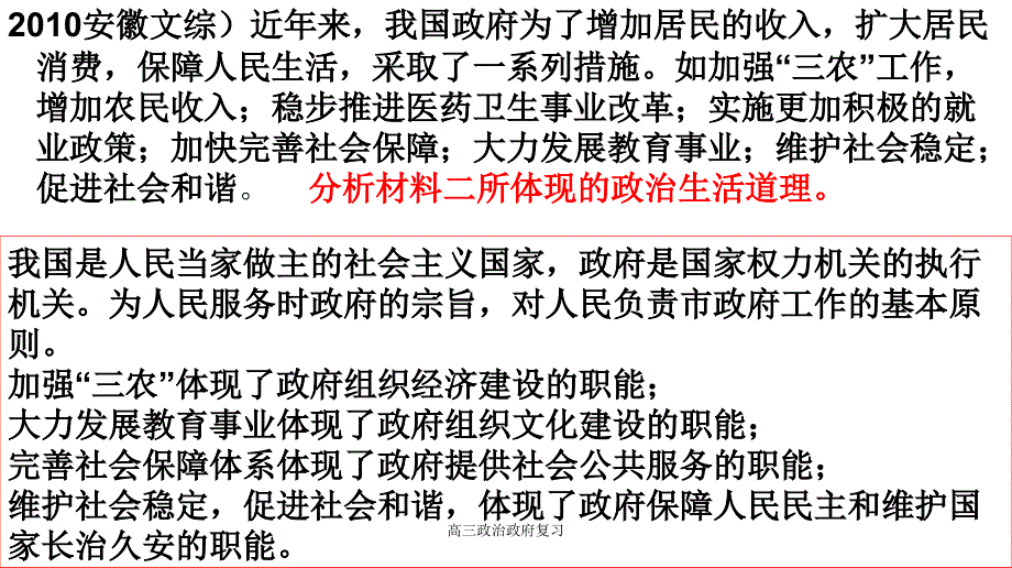 高三政治政府复习课件_第2页