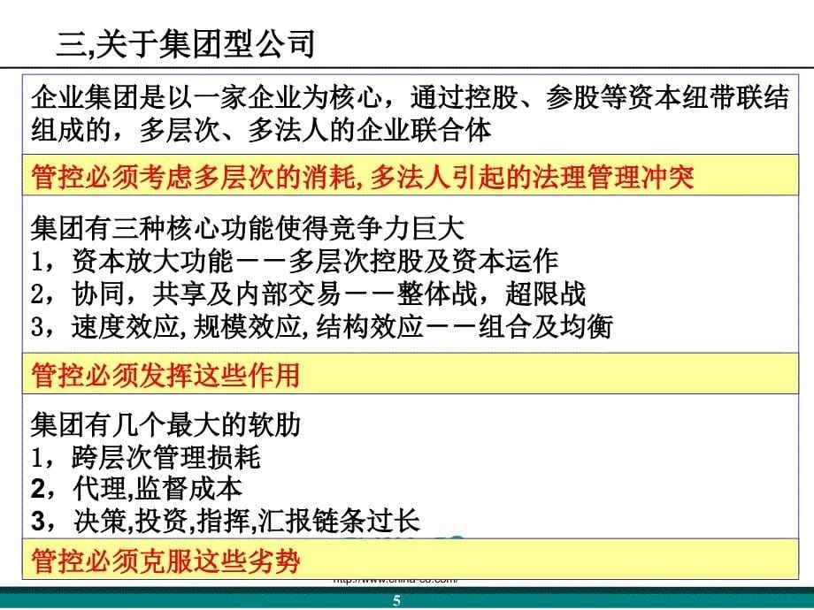 “治理+控制+宏观管理”三维度集团管控体系PPT课件_第5页