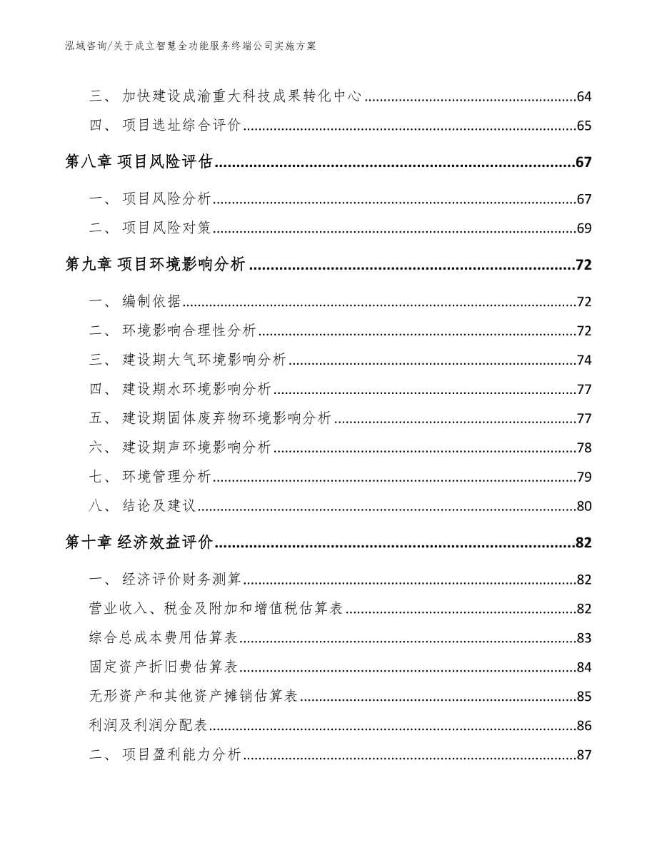 关于成立智慧全功能服务终端公司实施方案_第5页