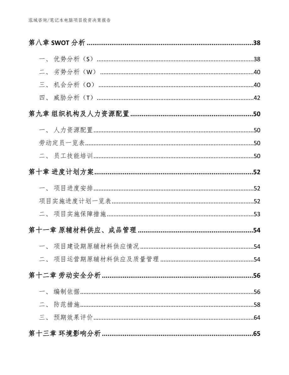 笔记本电脑项目投资决策报告_第5页