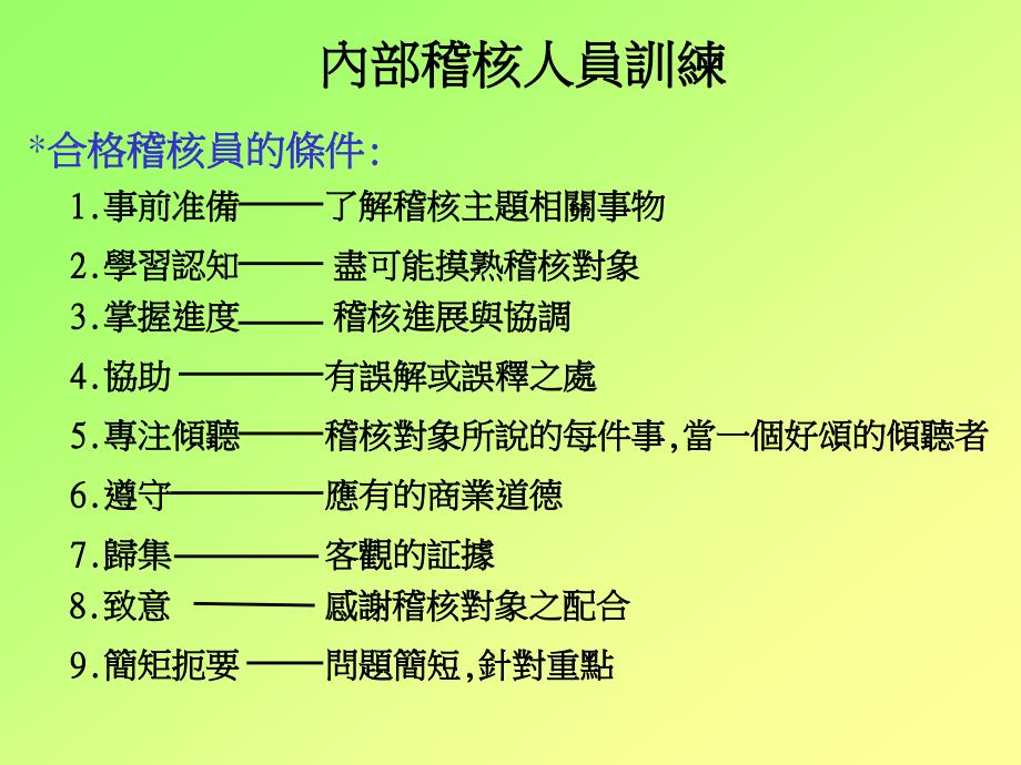 内部稽核手法及QS稽核员通用课件_第3页