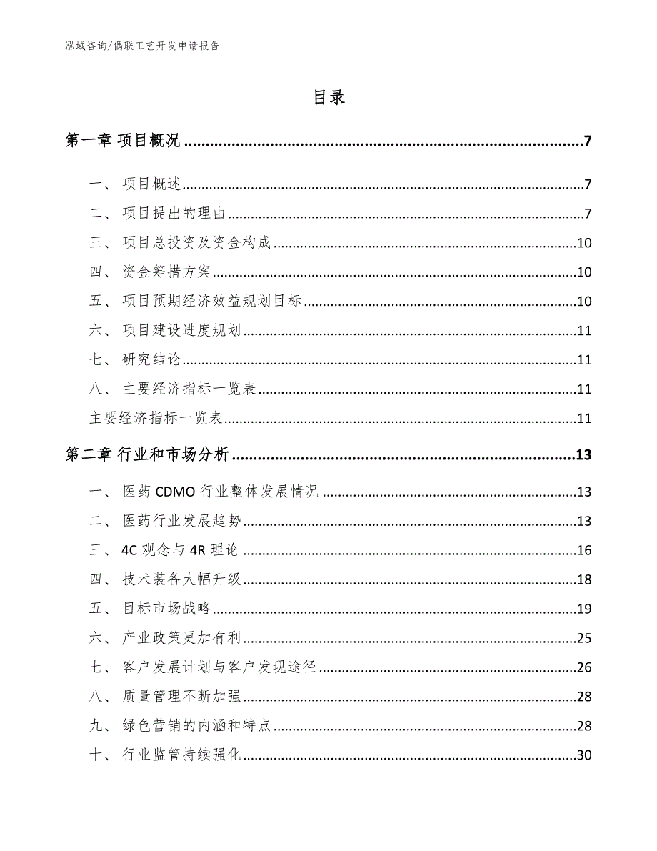 偶联工艺开发申请报告（参考模板）_第3页