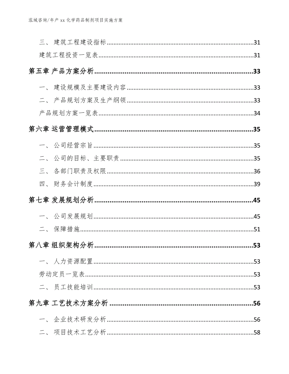 年产xx化学药品制剂项目实施方案参考范文_第3页