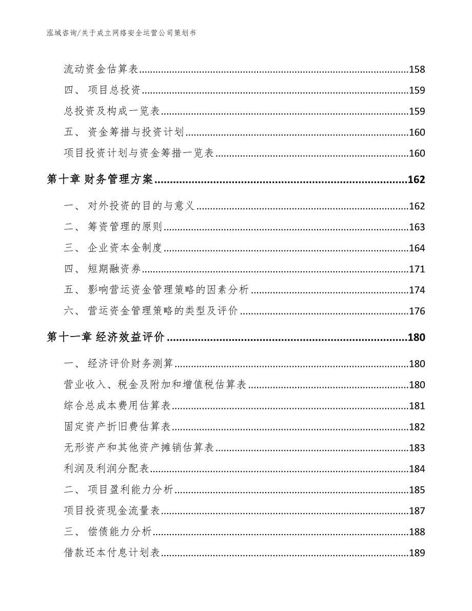 关于成立网络安全运营公司策划书_参考范文_第5页