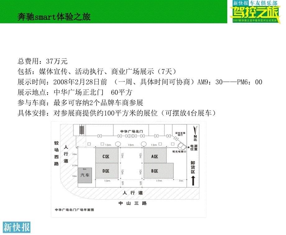 新快报奔驰smart驾控之旅汽车公关活动策划方案_第5页