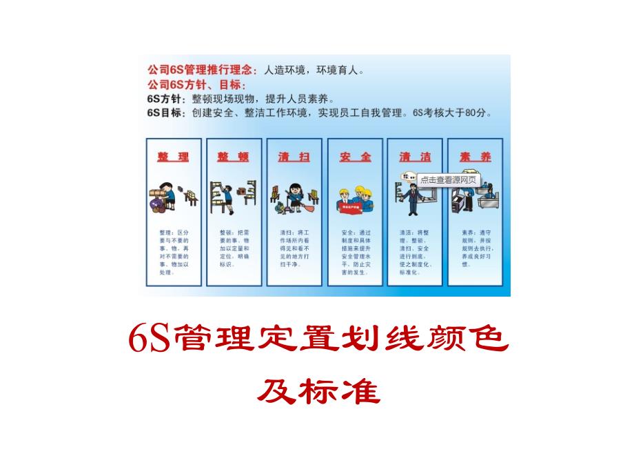 6S管理定置划线颜色及标准_第1页